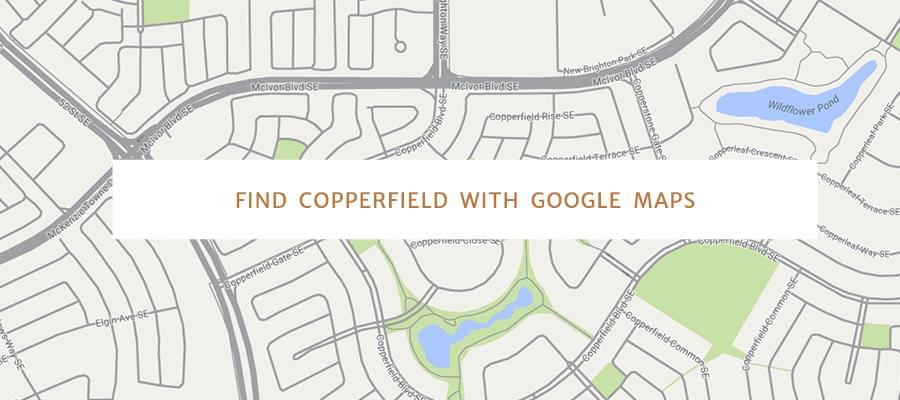 Find Copperfield with Google Maps