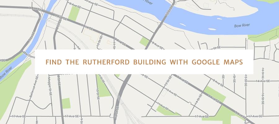 Find The Rutherford Building with Google Maps