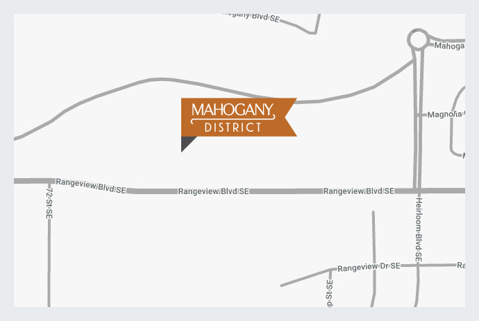 Map illustration of Mahogany District