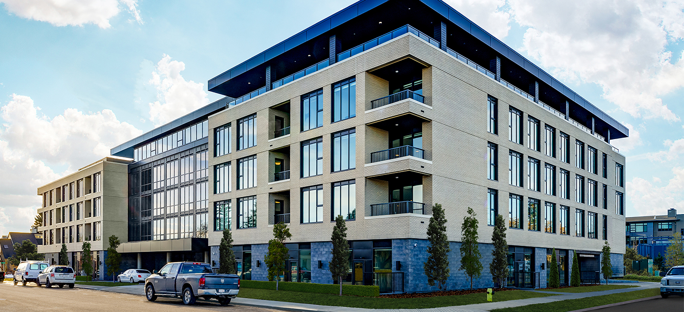 Exterior of the The Edward in South Calgary