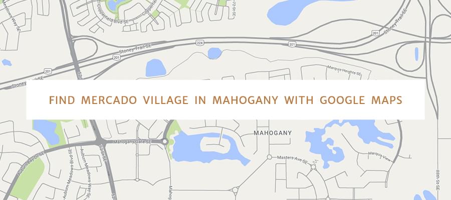 Find Mercado Village in Mahogany with Google Maps